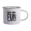 GUSTA bögre HAVE SOME FUN 250 ml, fehér