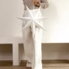 Karácsonyi csillag 60 cm-es, FEHÉR (7 ágú)