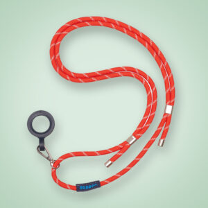 Dopper kulacstartó pánt – Silver Red (piros)