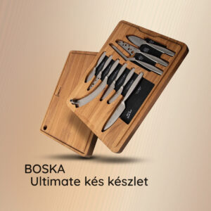 BOSKA Ultimate kés készlet tálalódeszkával