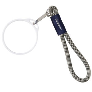 DOPPER csuklópánt FEHÉR bögregyűrűvel – Sandy Black