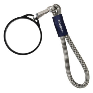 DOPPER csuklópánt FEKETE bögregyűrűvel – Sandy Black