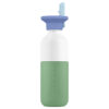 DOPPER rozsdamentes acélkulacs (350 ml) – Fresh Green x Flip Straw - Seafoam Sorbet